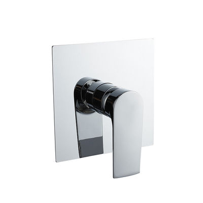 Jednorazowa dźwignia ukryta w ścianie łazienka lub prysznic Mixer łazienka Chome Brass Faucet OEM