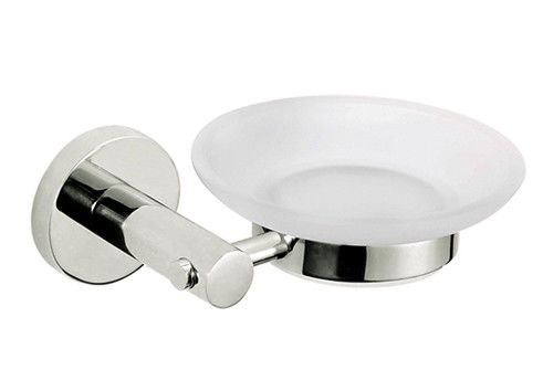 Szklany podkład do zmywarek do łazienki Polerowany chromowany OEM Klasyczny design okrągły