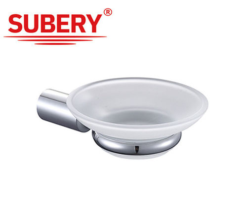 Szklany podkład do zmywarek do łazienki Polerowany chromowany OEM Klasyczny design okrągły