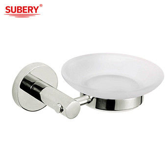 Szklany podkład do zmywarek do łazienki Polerowany chromowany OEM Klasyczny design okrągły