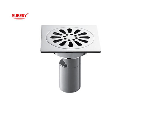 Odpady podłogowe do łazienki OEM Moderne chromowe 100 x 100 mm
