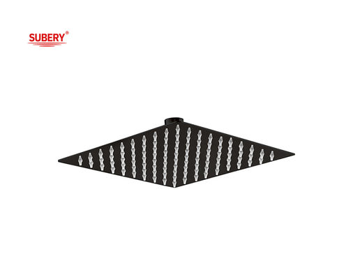 SUS304 Płaszcz z stali nierdzewnej, kwadratowy mat czarny, kolumna łazienkowa 8&quot; 10&quot; 12&quot; OEM