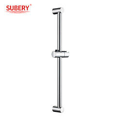 Prysznic Slide Bar rails set Okrągły Klasyczna łazienka SUS304 bar abs podstawy