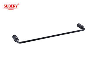 Zynk Single Towel Bar mat czarny posiadacz Akcesoria łazienkowe mat czarny OEM okrągły
