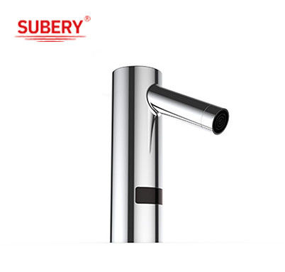 Dobrą jakość Bez dotyku łazienka łazienka automatyczna zlew wodny kran miedziany pokład zamontowany podczerwień Smart Sensor Faucet
